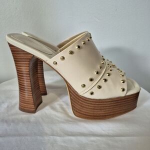 Michael Michael Kors Jagger Studded Platform 70's Inspired Sandals Size 9.5